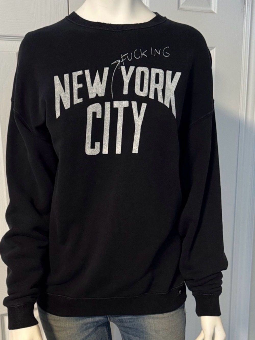 R13 New York City Oversized Sweater